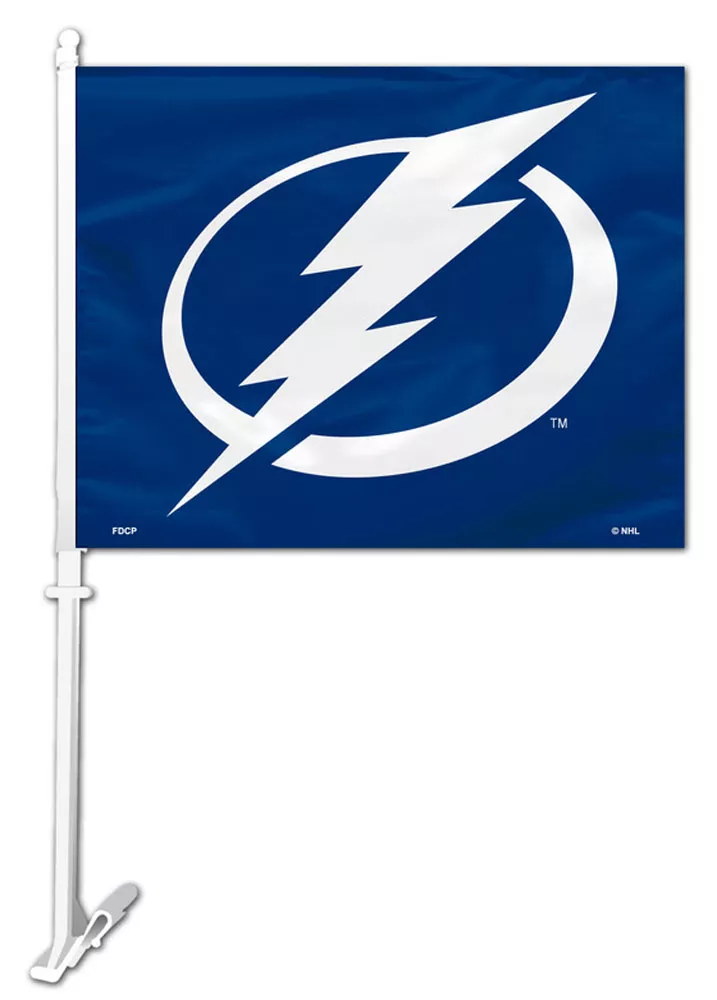 Tampa Bay Lightning NHL Car Flag - 11" x 14.5", Without Fringe