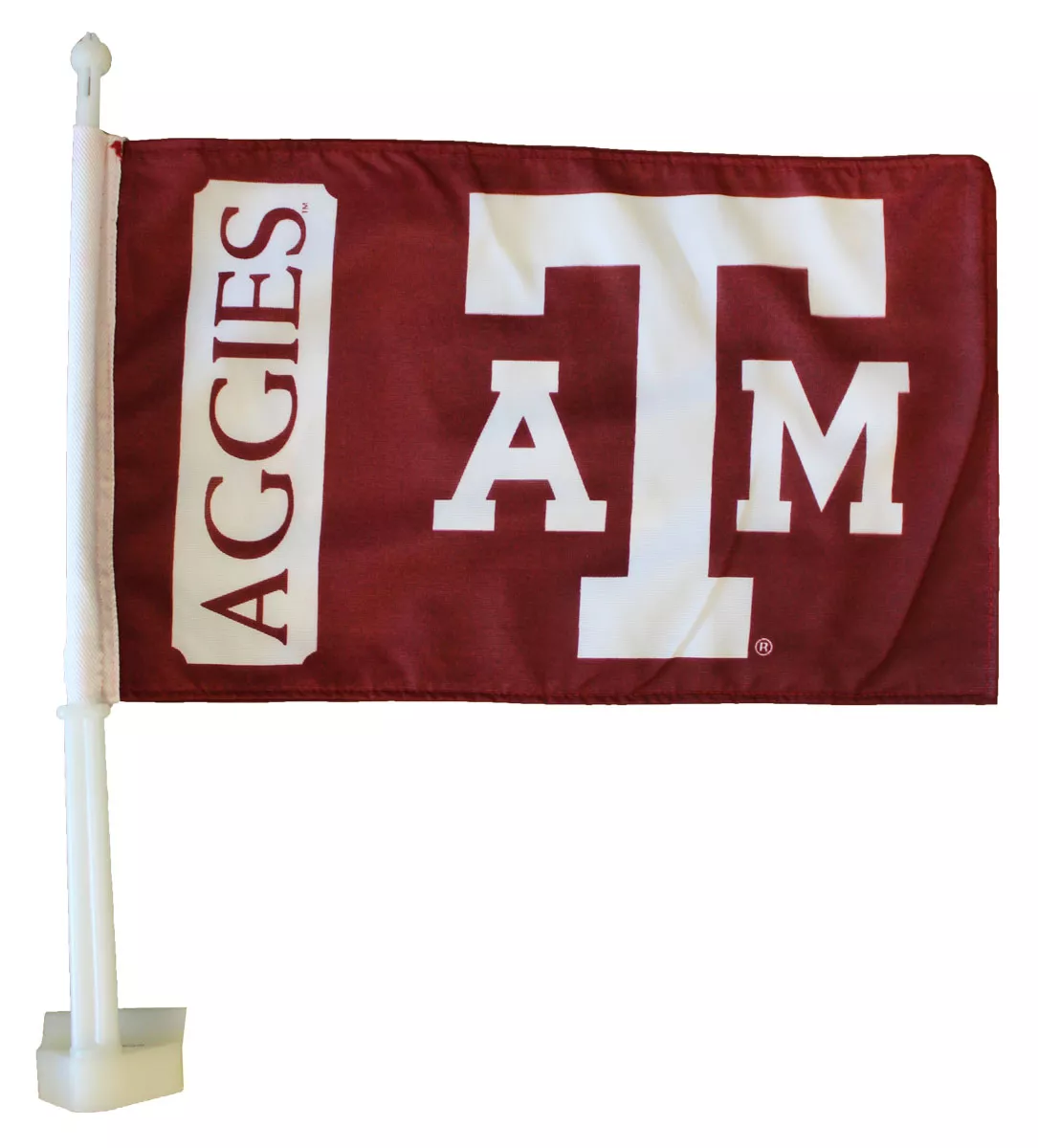 Texas A&M - NCAA Car Flag - 11.5" x 14.5", Without Fringe