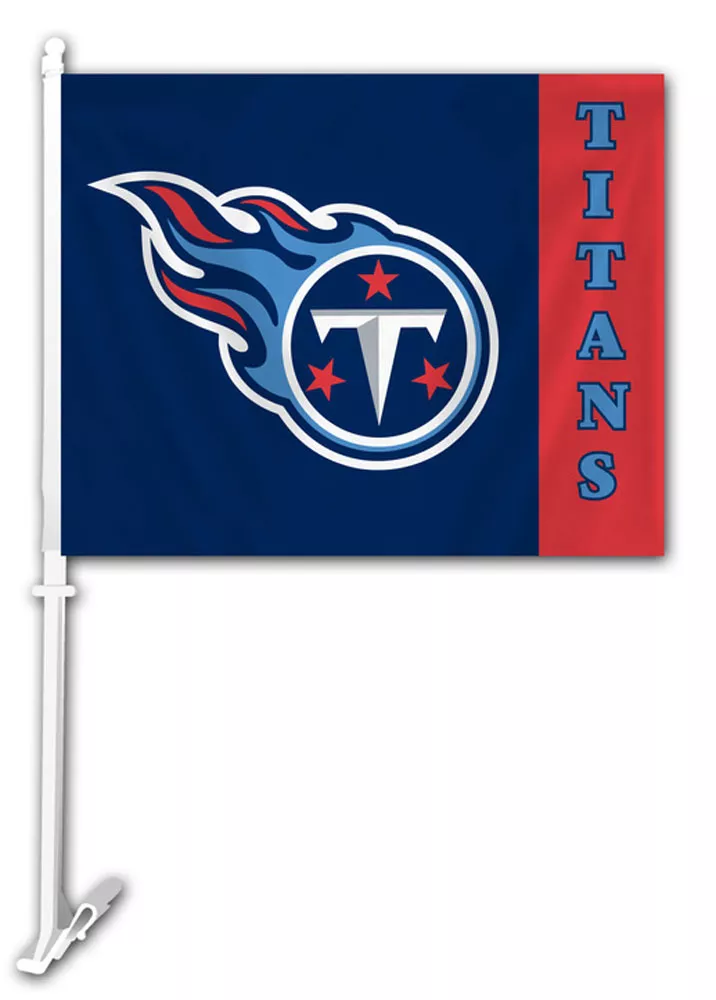 Tennessee Titans NFL Car Flag - 11.5" x 14.5", Without Fringe