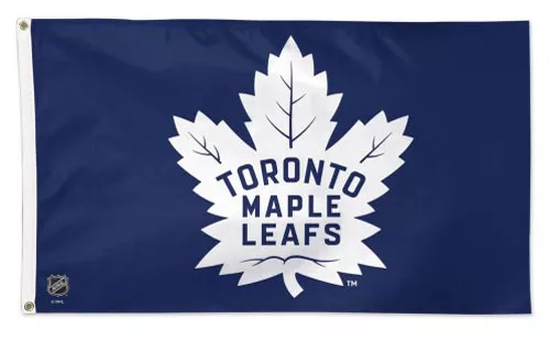 Toronto Maple Leafs - 3' x 5' NHL Polyester Flag - Medium Knit Polyester, 3' x 5', Without Fringe, Grommets, Dyed