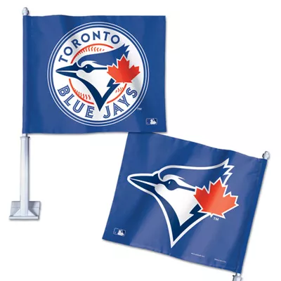 Toronto Blue Jays Car Flag - 11.5" x 14.5", Without Fringe