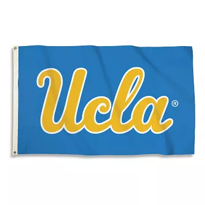 UCLA - 3' x 5' NCAA Polyester Flag - Medium Knit Polyester, 3' x 5', Without Fringe, Grommets, Dyed