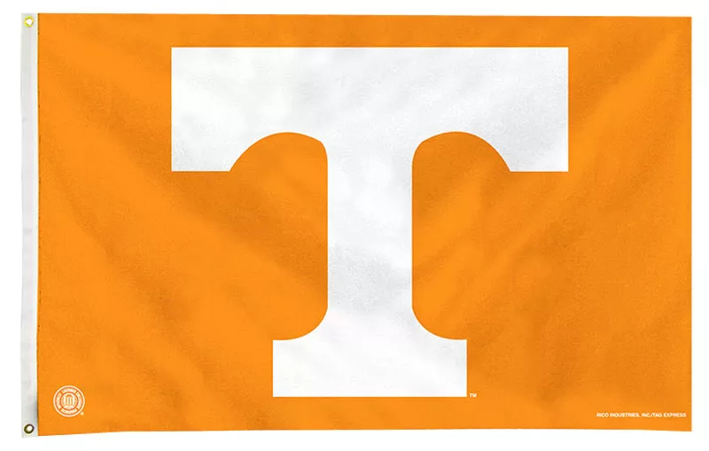 University of Tennessee - 3' x 5' NCAA Polyester Flag - Medium Knit Polyester, 3' x 5', Without Fringe, Grommets, Sewn