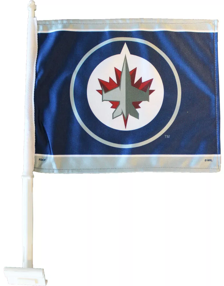 Winnipeg Jets NHL Car Flag - 11.5" x 14.5", Without Fringe