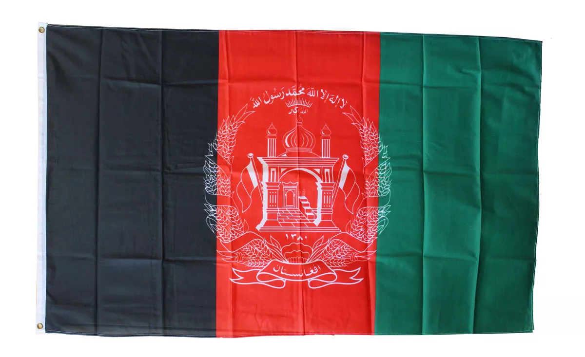 Afghanistan - 3'X5' Polyester Flag - Lightweight Polyester, 3' x 5', Without Fringe, Grommets