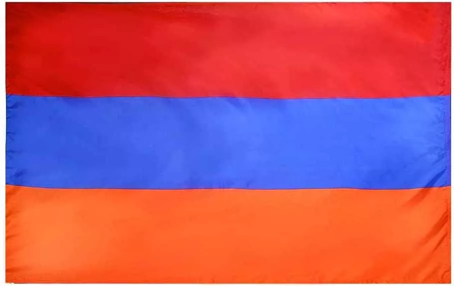 Armenia - 2'X3' Nylon Flag - Nylon, Without Fringe, Grommets