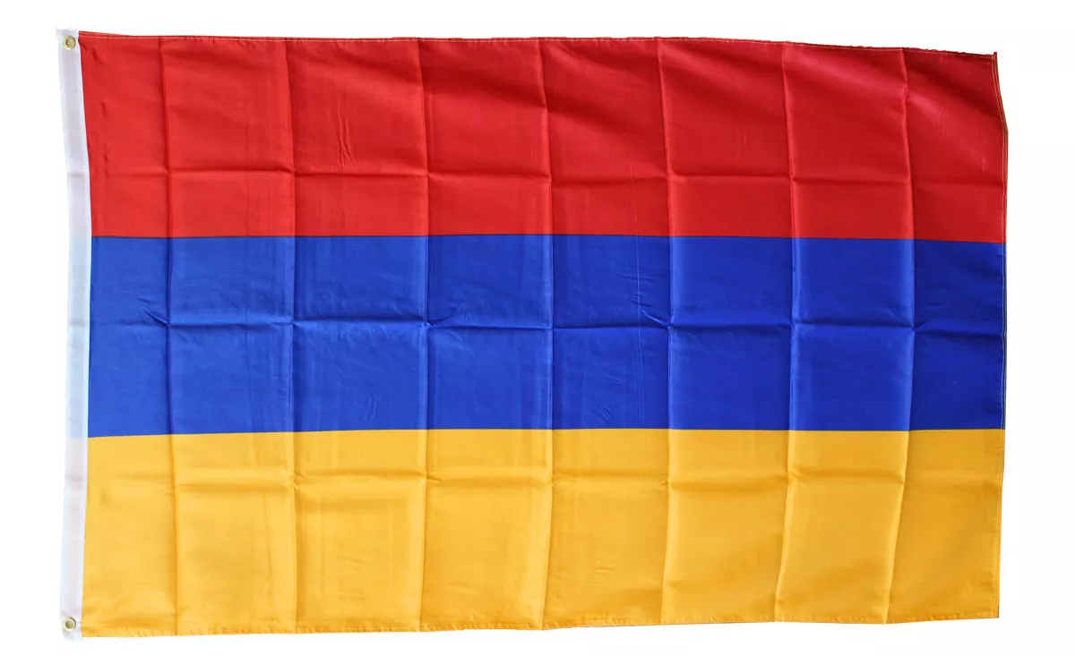 Armenia - 3'X5' Polyester Flag - Lightweight Polyester, 3' x 5', Without Fringe, Grommets