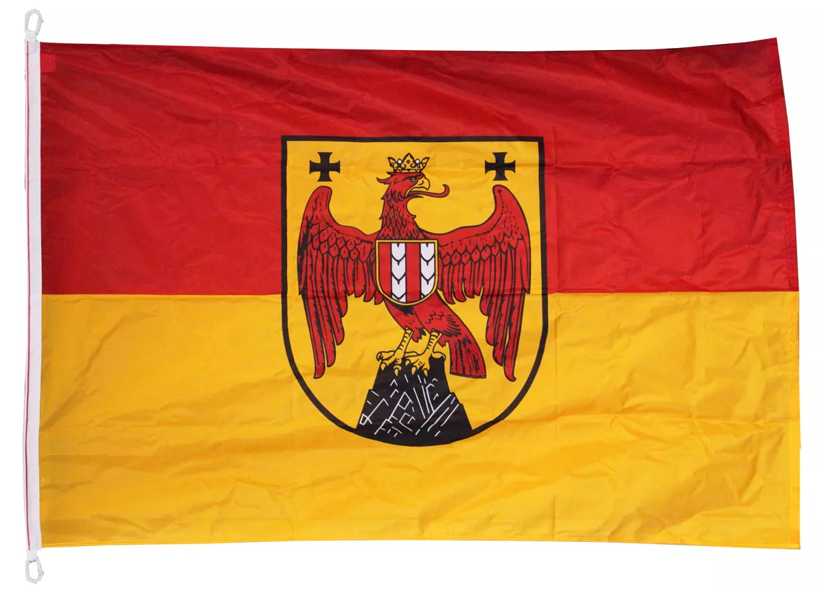 Burgenland - 3' x 5' Heavy Polyester Flag - Medium Knit Polyester, 3' x 5', Without Fringe