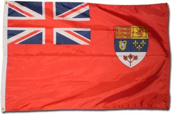 Canada - 3'X5' Nylon Flag (1957-1965) - Nylon, 3' x 5', Without Fringe, Grommets