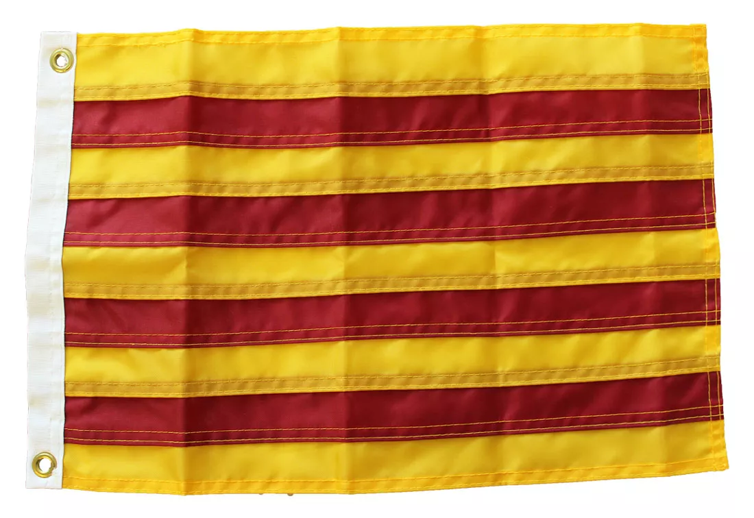 Catalonia - 12"X18" Nylon Flag - Nylon, Without Fringe, Grommets