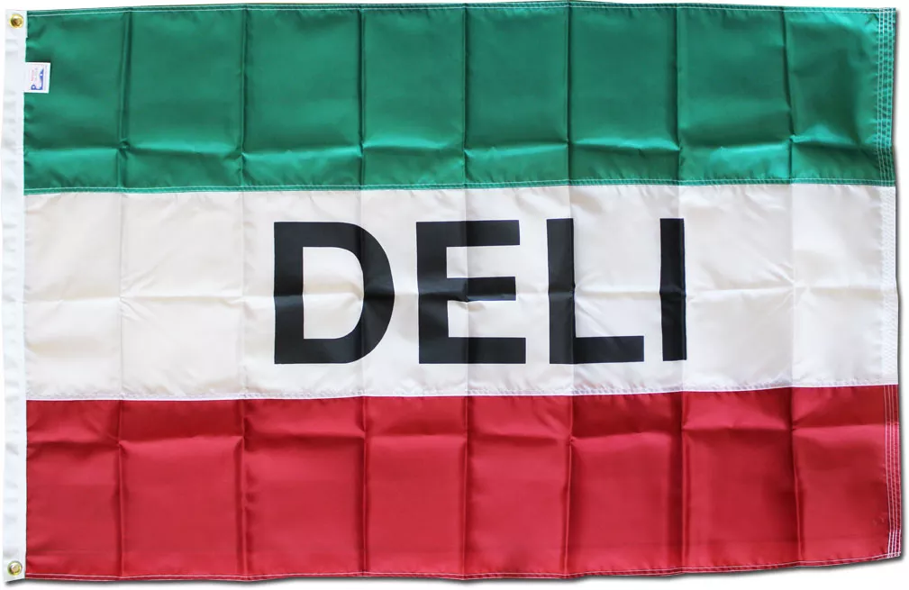 Deli - 3'X5'  Nylon Flag - Nylon, 3' x 5', Without Fringe, Grommets