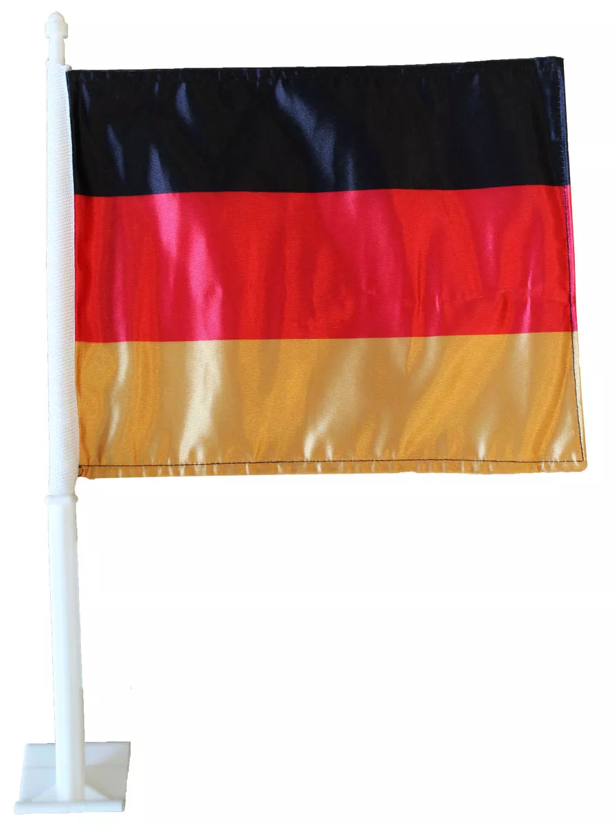 Germany Car Flag - 11" x 14", Without Fringe