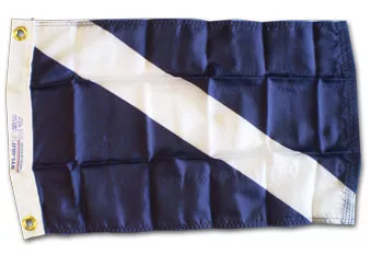 Guest Aboard - 10"x15" Nylon Flag - Nylon, 10" x 15", Without Fringe, Grommets