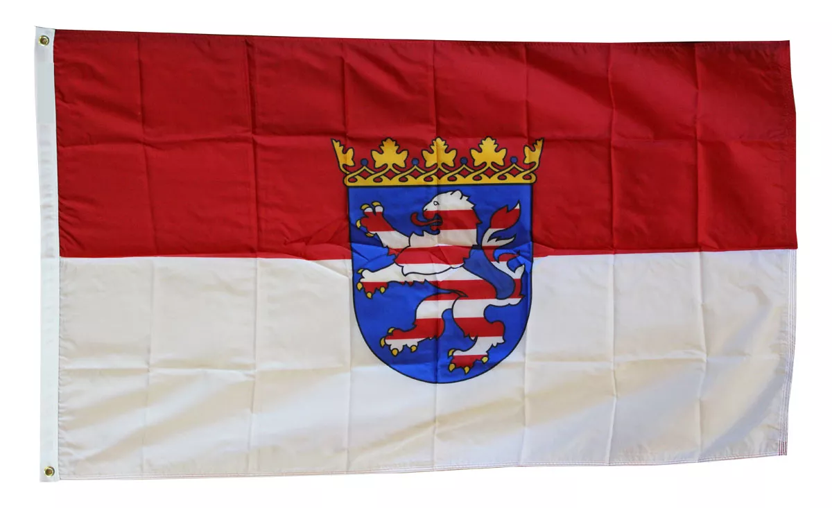 Hesse - 3'X5' Nylon Flag - Nylon, 3' x 5', Without Fringe, Grommets, Dyed