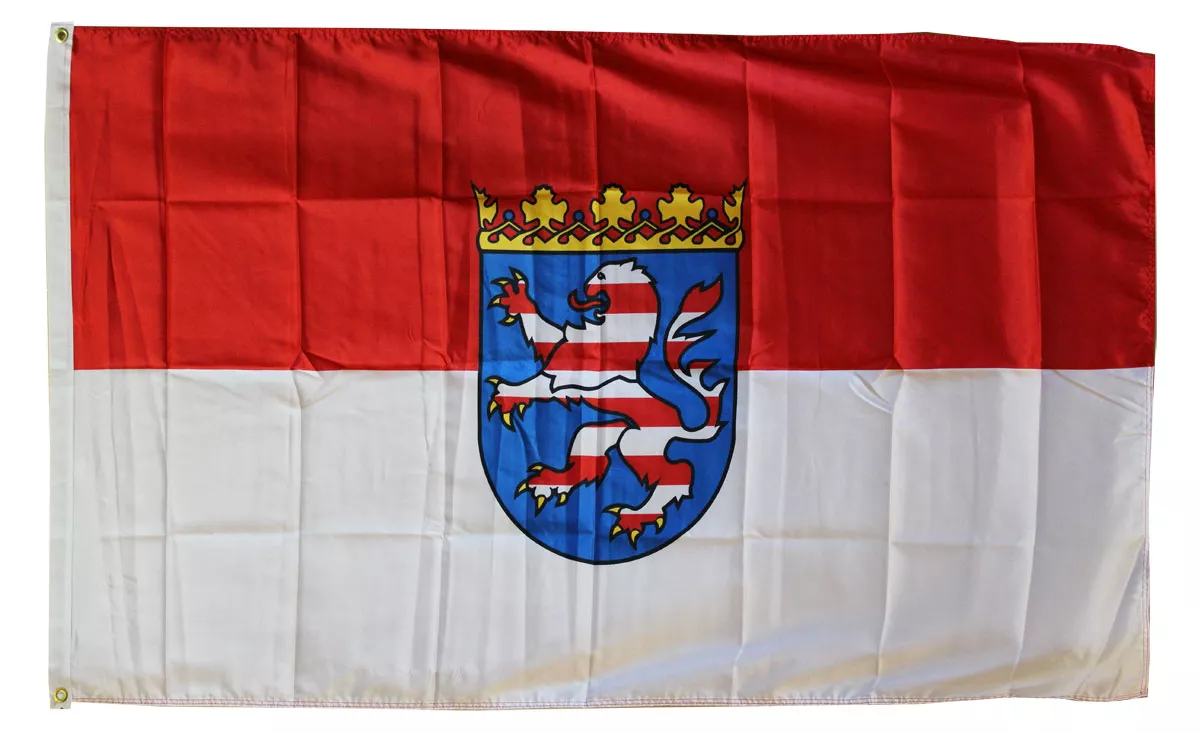 Hesse - 3'X5' Polyester Flag - Lightweight Polyester, 3' x 5', Without Fringe, Grommets