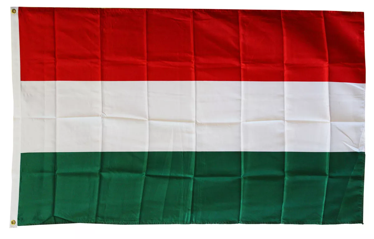 Hungary - 3'X5' Polyester Flag - Lightweight Polyester, 3' x 5', Without Fringe, Grommets