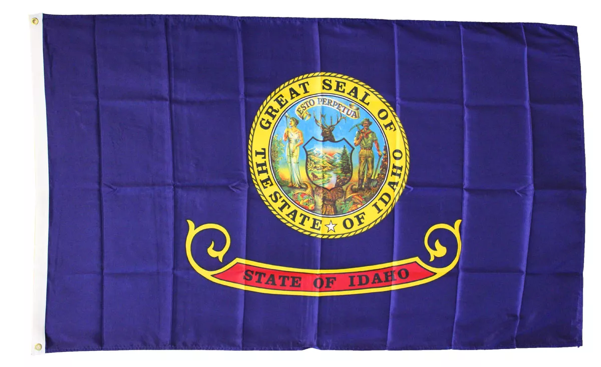 Idaho - 3'X5' Polyester Flag - Lightweight Polyester, 3' x 5', Without Fringe