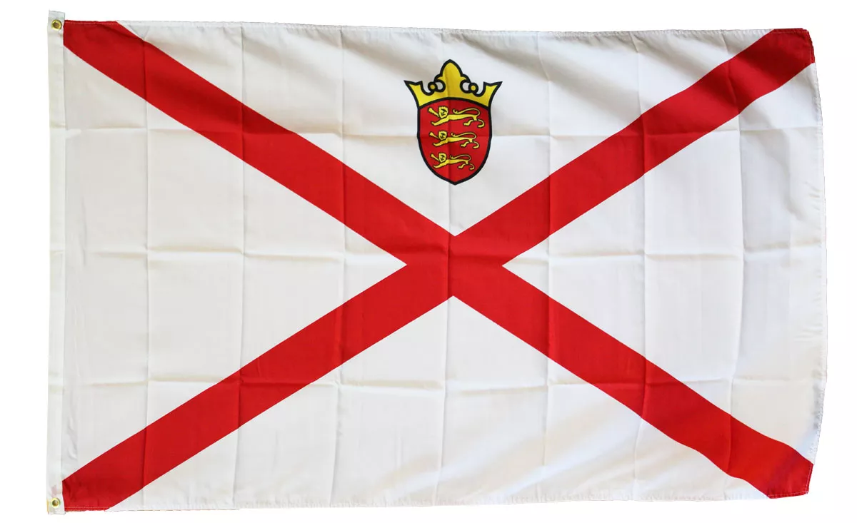Jersey - 3'X5' Polyester Flag - Lightweight Polyester, 3' x 5', Without Fringe
