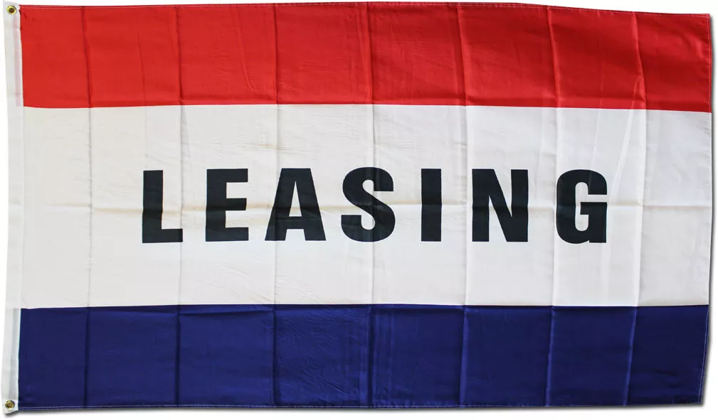 Leasing - 3'X5' Polyester Flag - Lightweight Polyester, 3' x 5', Without Fringe