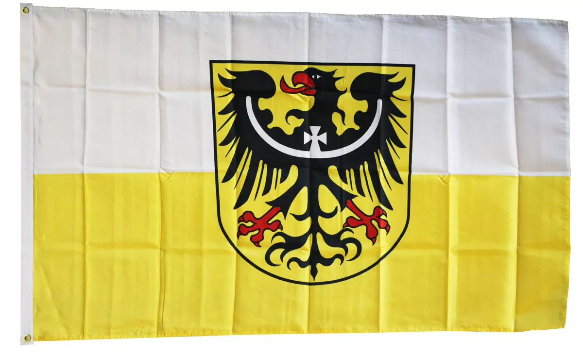 Lower Silesia - 3'X5' Polyester Flag - Lightweight Polyester, 3' x 5', Without Fringe, Grommets