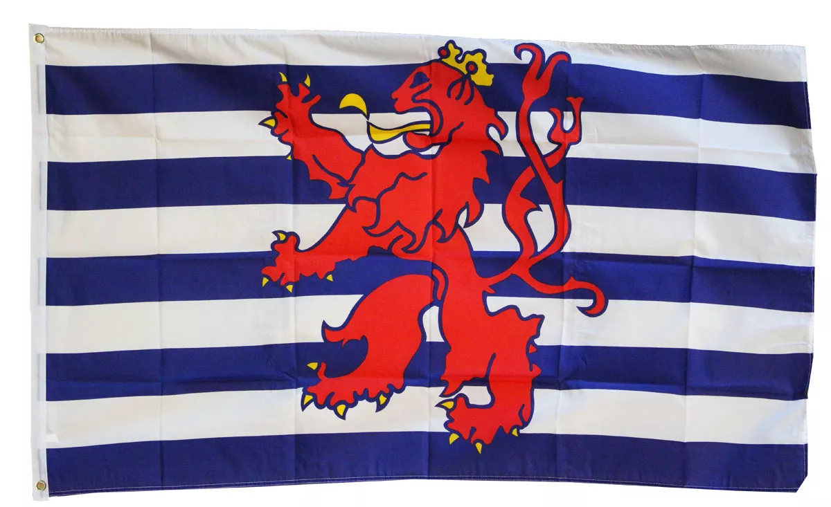 Luxembourg - 3'X5' Polyester Flag (Civil)  - Lightweight Polyester, 3' x 5', Without Fringe, Grommets