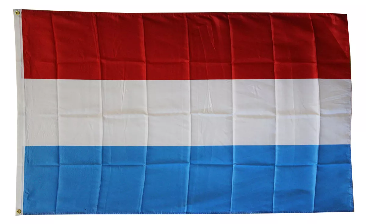 Luxembourg - 3'X5' Polyester Flag - Lightweight Polyester, 3' x 5', Without Fringe, Grommets