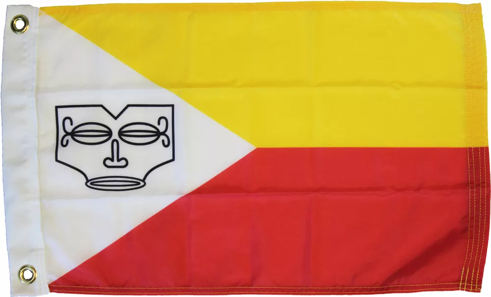 Marquesas - 12"X18" Nylon Flag - Nylon, Without Fringe, Grommets