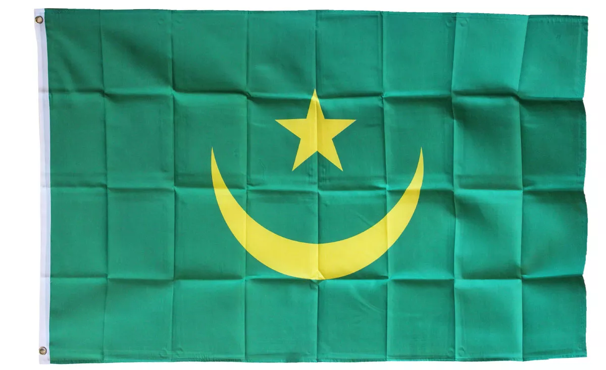 Mauritania - 3'X5' Polyester Flag (1959-2017) - Lightweight Polyester, 3' x 5', Without Fringe, Grommets