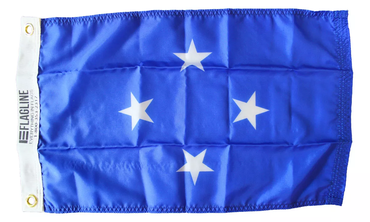 Micronesia - 12"X18" Nylon Flag - Nylon, Grommets