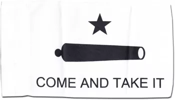 Come and Take It - 5.5" x 8.5" Motorcycle Flag - 5.5" x 8.5", Without Fringe, Pole Hem
