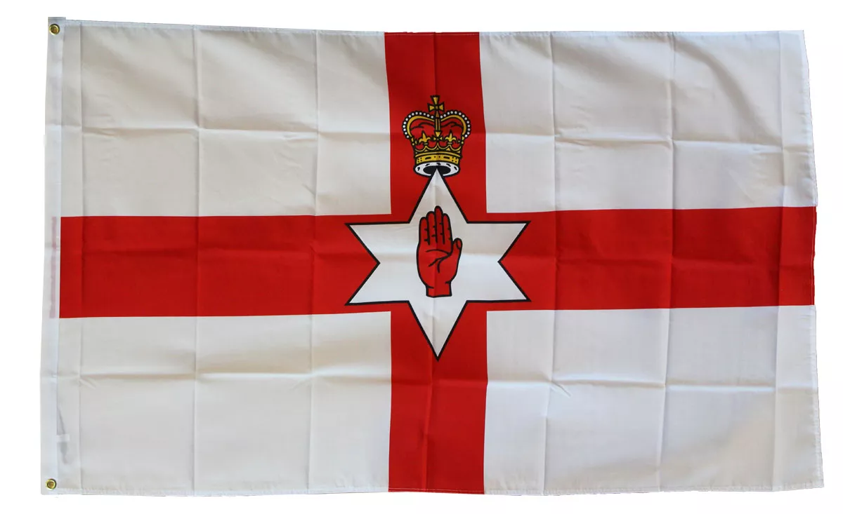Northern Ireland - 3'X5' Polyester Flag - Lightweight Polyester, 3' x 5', Without Fringe, Grommets