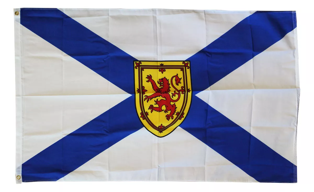 Nova Scotia - 3'X5' Polyester Flag - Lightweight Polyester, 3' x 5', Without Fringe, Grommets