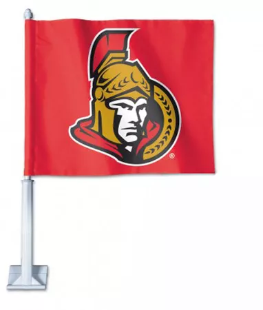 Ottawa Senators NHL Car Flag - 11.5" x 14.5", Without Fringe