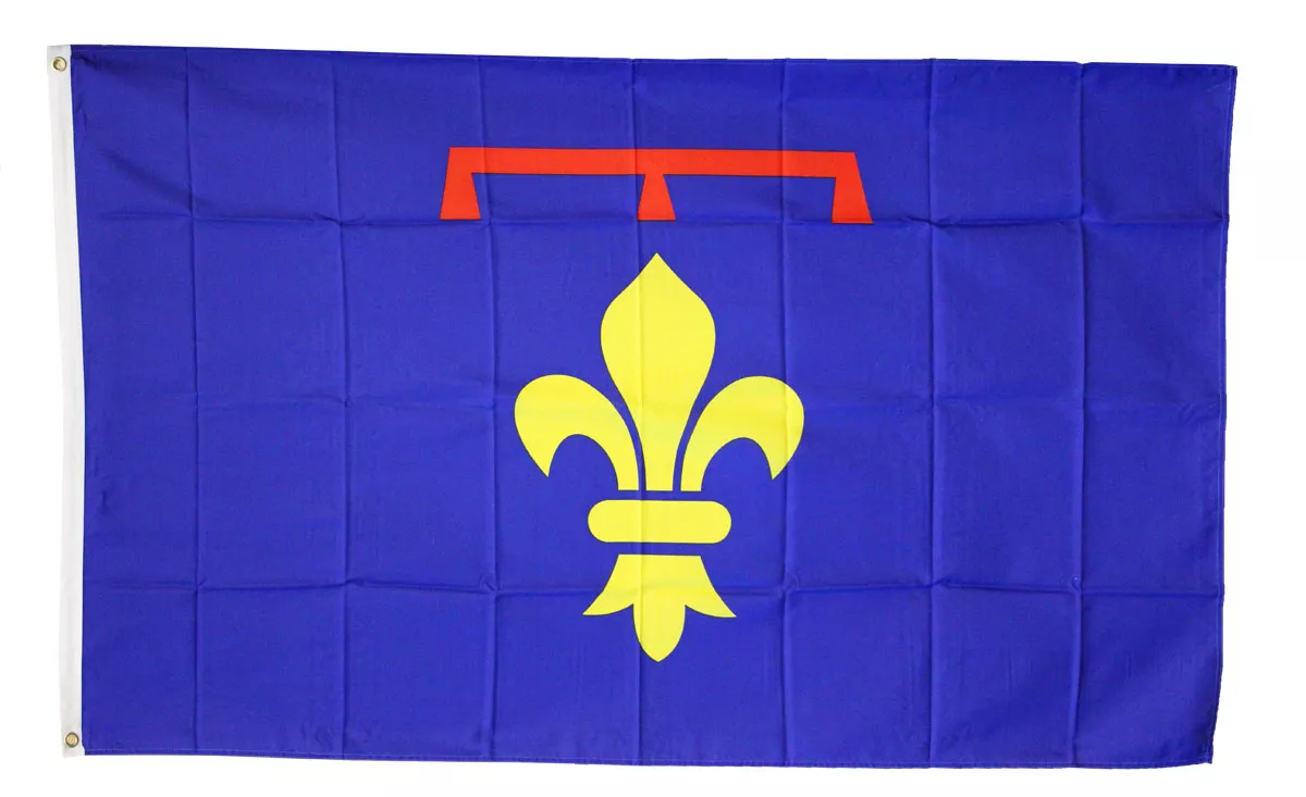 Provence - 3'X5' Polyester Flag - Lightweight Polyester, 3' x 5', Without Fringe, Grommets