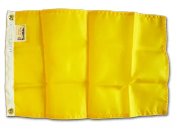 Quarantine - 16"x24" Nylon Flag - Nylon, Without Fringe, Grommets