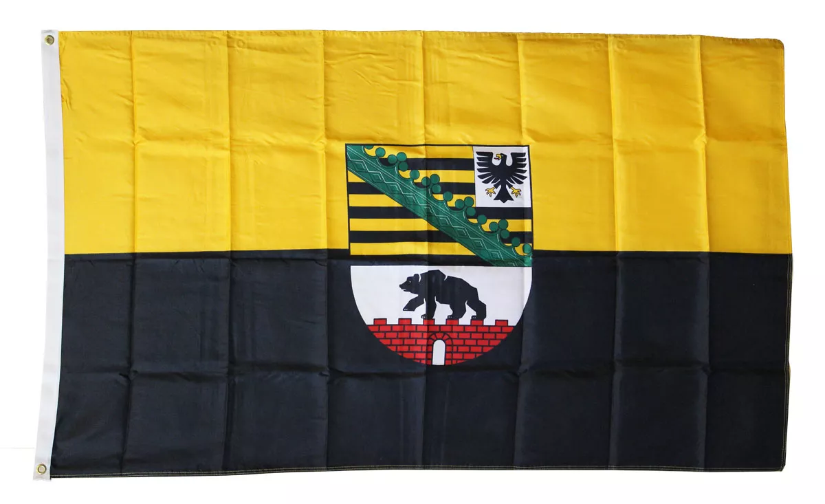 Saxony-Anhalt - 3'X5' Polyester Flag - Lightweight Polyester, 3' x 5', Without Fringe, Grommets