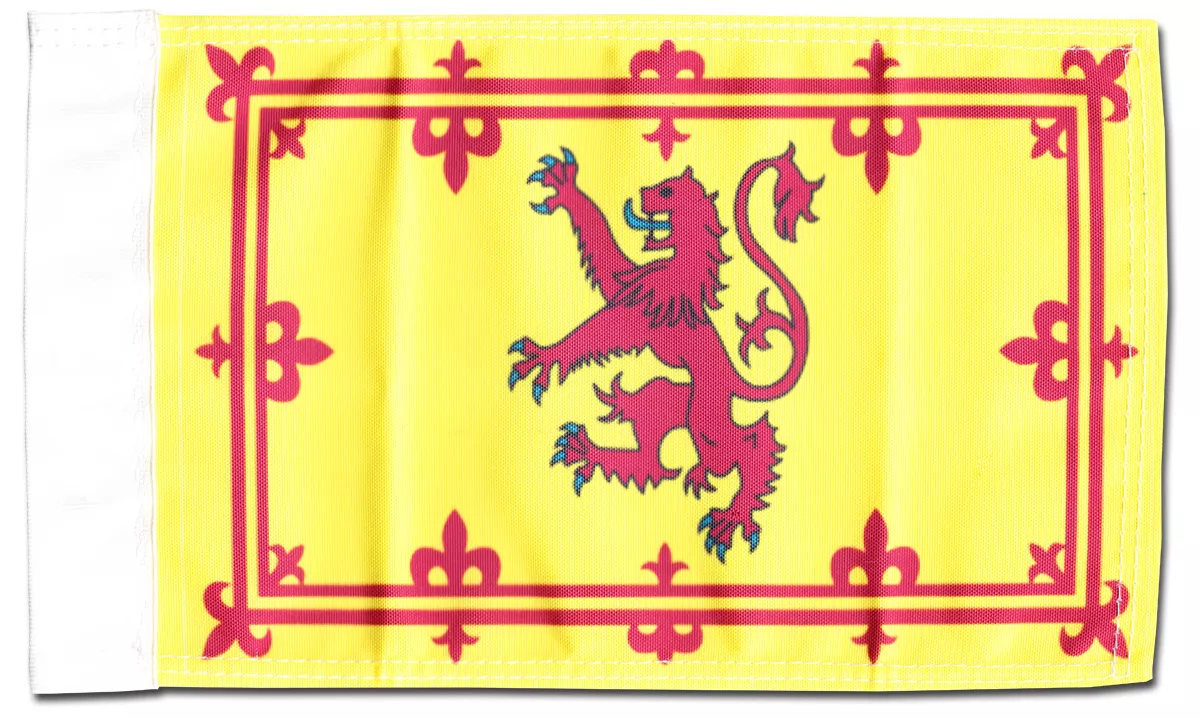 Scotland (Rampant Lion) - 5.5" x 8.5" Motorcycle Flag - 5.5" x 8.5", Without Fringe
