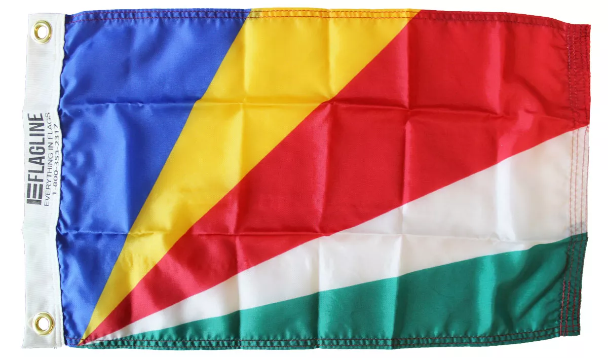 Seychelles - 12"X18" Nylon Flag - Nylon, Grommets