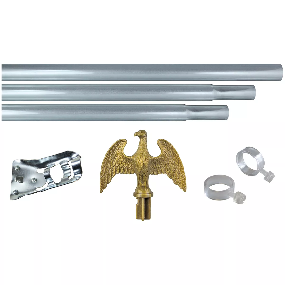 6'-Deluxe USA Home Flag Kit - Without Fringe