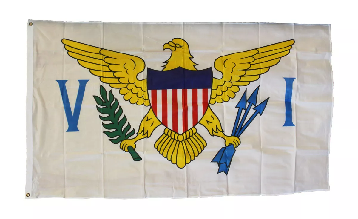 US Virgin Islands - 3'X5' Polyester Flag - Lightweight Polyester, 3' x 5', Without Fringe