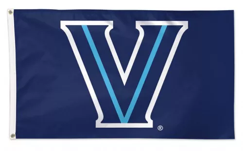 Villanova - 3' x 5' NCAA Polyester Flag - Medium Knit Polyester, 3' x 5', Without Fringe, Grommets, Dyed