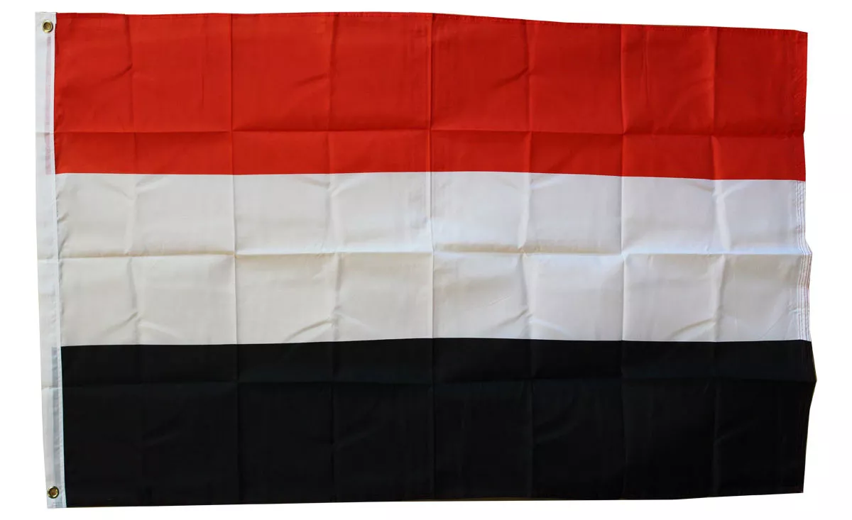 Yemen - 3'X5' Polyester Flag - Lightweight Polyester, 3' x 5', Without Fringe, Grommets