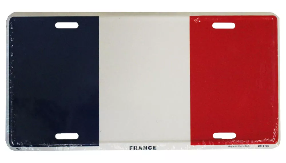 France License Plate