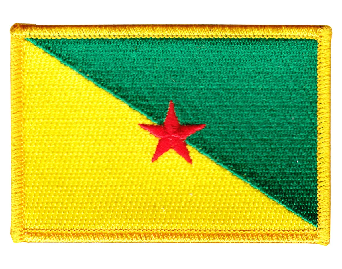 French Guiana Rectangular Patch