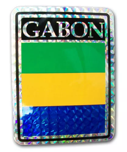 Gabon Reflective Decal