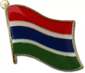 Gambia Flag Lapel Pin
