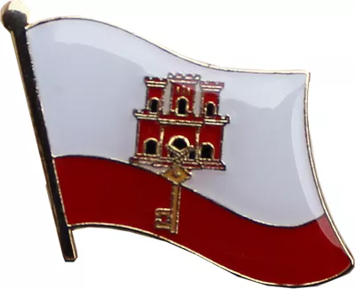 Gibraltar Flag Lapel Pin