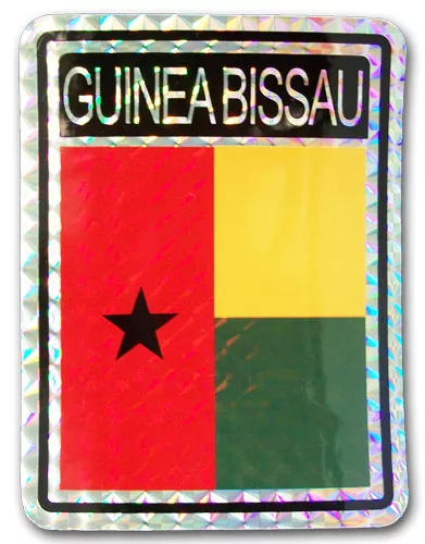 Guinea-Bissau Reflective Decal