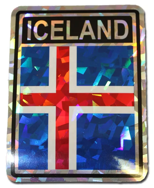 Iceland Reflective Decal