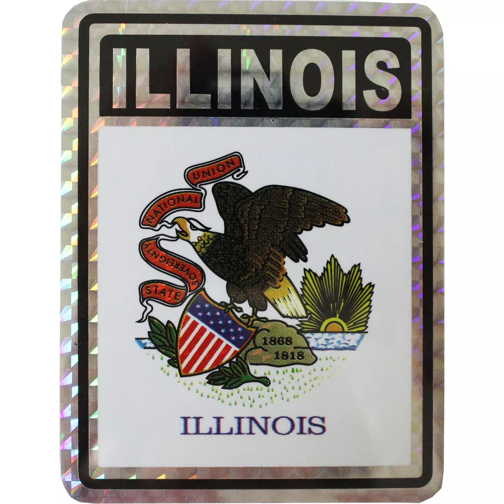 Illinois Reflective Decal